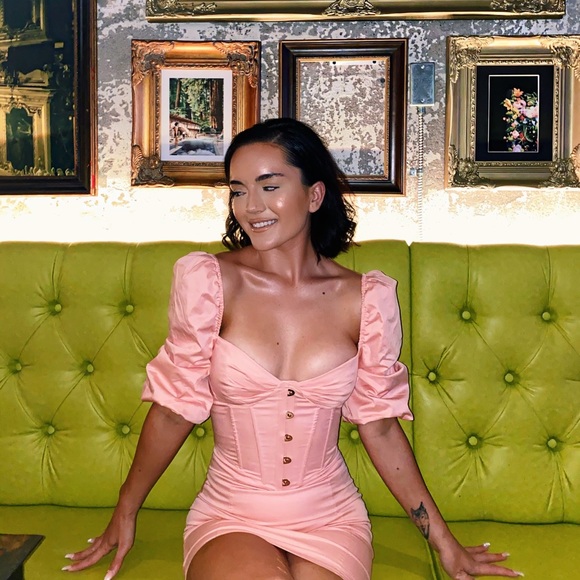 Endless Romance Puff Sleeve Mini Dress 